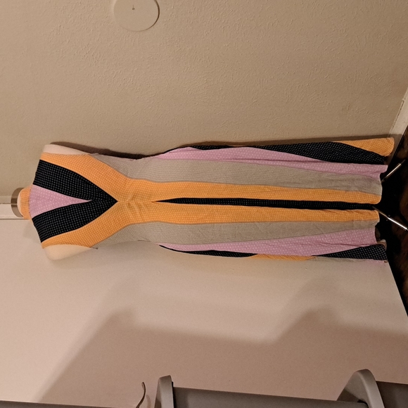 💜Nicole Miller Collection Pastel Stripe Dress💜 - Picture 8 of 9